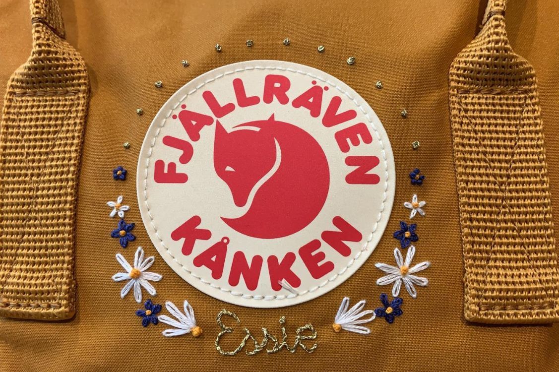 Kanken embroidered cheap logo