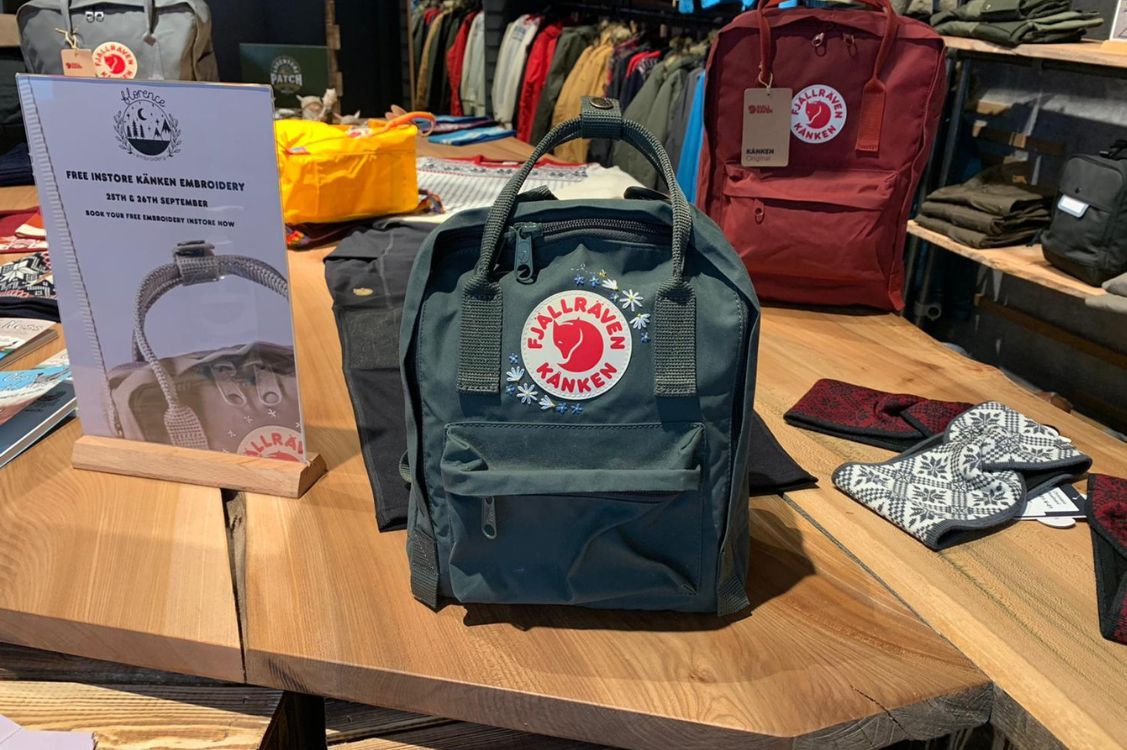 Fjallraven 2024 kanken embroidery